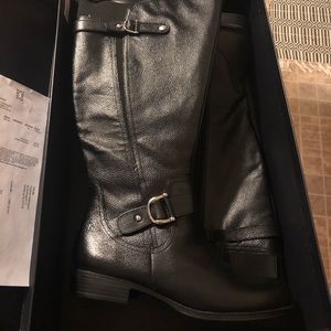 NWT Naturalizer’s Black Leather Boots 8WW jenelle
